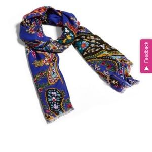 🌹Vera Bradley Soft Fringe Scarf- Romantic Paisley